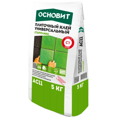 AC11 ТЕХНО клей стандарт  для керамической и клинкерной плитки ОСНОВИТ