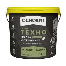 Краска водно-дисперсионная Техколор структурная САс990 S ОСНОВИТ