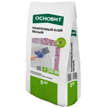 МАКСИПЛИКС AC17W [C2TE] клей профессиональный белый для мрамора, стеклянной и мозаичной плитки ОСНОВИТ